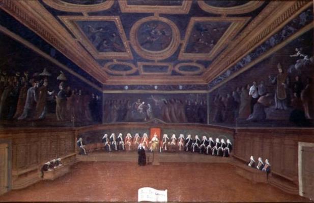 The Room of the Council of Ten, Doges' Palace, Venice a Gabriele Bella
