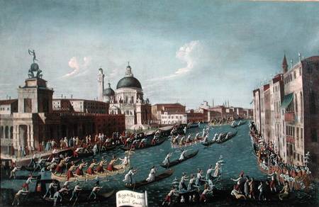 The Women's Regatta on the Grand Canal, Venice a Gabriele Bella