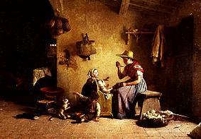 When feeding the Babies. a Gaetano Chierici