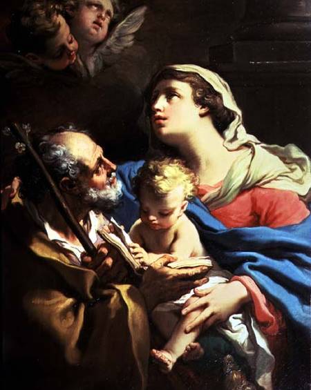 The Holy Family a Gaetano Gandolfi