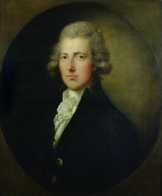 Portrait of William Pitt the Younger (1759-1806) (oil on canvas) a Gainsborough Dupont