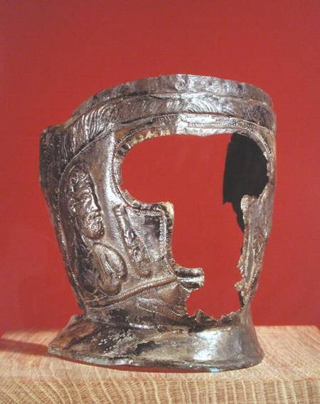 Gallo-Roman gladiator's mask a Gallo-Roman