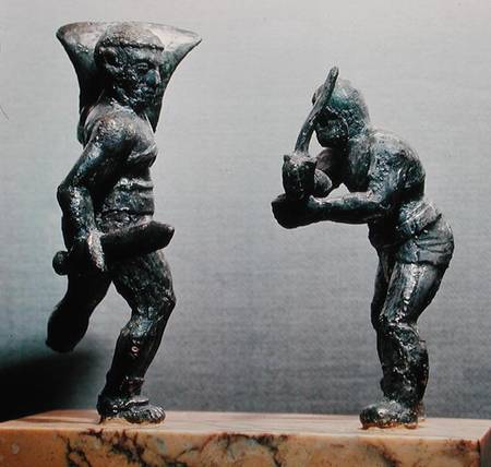 Two gladiators in combat a Gallo-Roman
