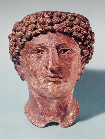 Head of Apollo, from Lillebonne a Gallo-Roman