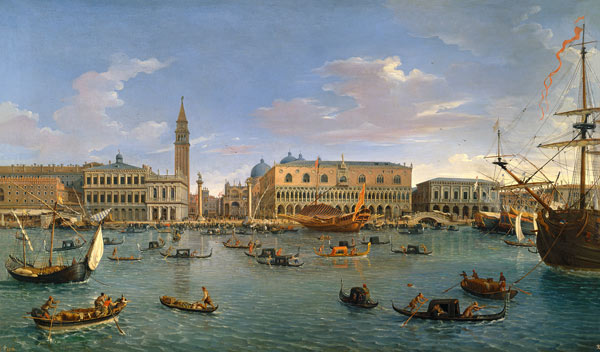 View of Venice from the Island of San Giorgio a Gaspar Adriaens van Wittel