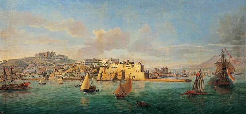 View of Naples a Gaspar Adriaens van Wittel