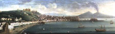 View of Naples from the west a Gaspar Butler