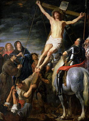 Raising the Cross, 1631-37 (oil on canvas) a Gaspar de Crayer