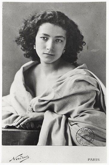 Sarah Bernhardt (1844-1923) in costume, c.1860 a (Gaspard Felix Tournachon) Nadar