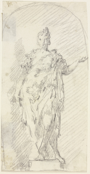 Allegorical female figure a Gaspare Diziani