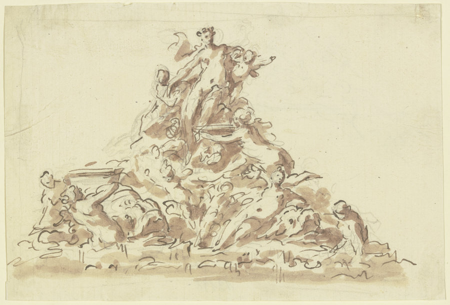 Entwurf zu einem Nymphenbrunnen a Gaspare Diziani