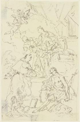 Madonna mit den Heiligen Joseph, Antonius von Padua und Johannes dem Täufer