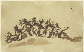 Putti dancing