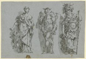 Venus, Merkur und Minerva (Scheinskulptur)
