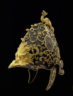 Helmet of Cosimo II (1590-1621) Italian, 1608 a Gaspare Mola