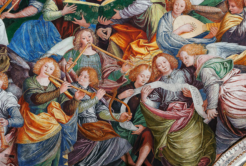 The Concert of Angels, 1534-36 (detail of 175782) a Gaudenzio Ferrari