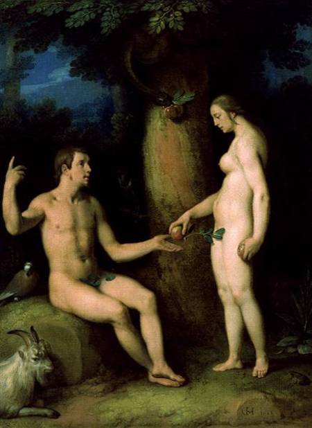 Adam and Eve a (gen. van Haarlem) Cornelisz Cornelis