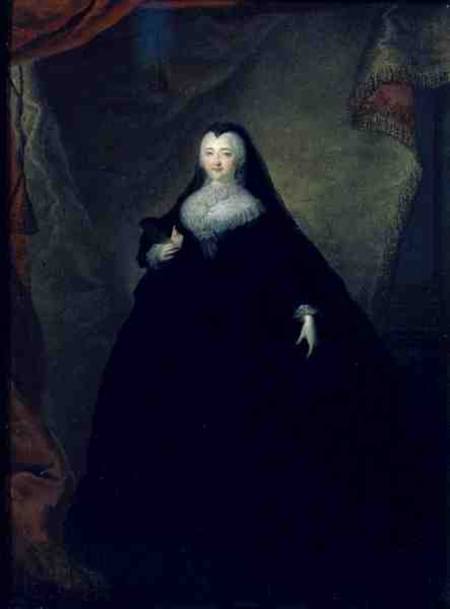 Portrait of Empress Elizabeth (1709-62) in Fancy Dress a Georg Christoph Grooth