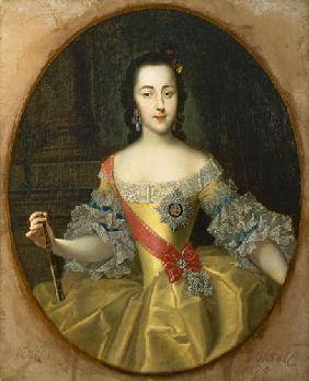 Portrait of Grand Duchess Yekatrina Alexeyevna, later Catherine II