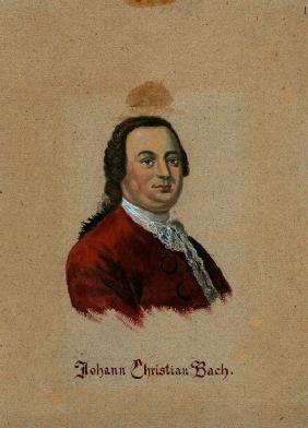 Portrait of the composer Johann Christian Bach (1735-1782)