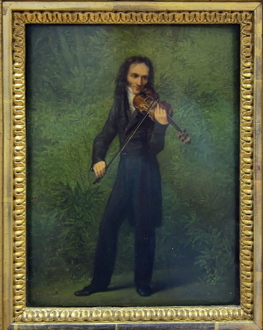 Portrait of Niccolò Paganini (1782-1840) a Georg Friedrich Kersting