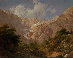 Tyrolean landscape. a Georg Haeselich