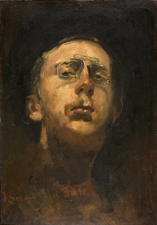 Self-portrait with Pince-nez a Georg Hendrik Breitner