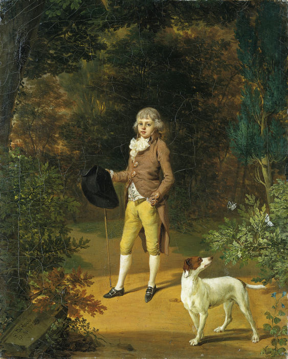 Portrait of Friedrich Adolph Carl von Holzhausen a Georg Karl Urlaub