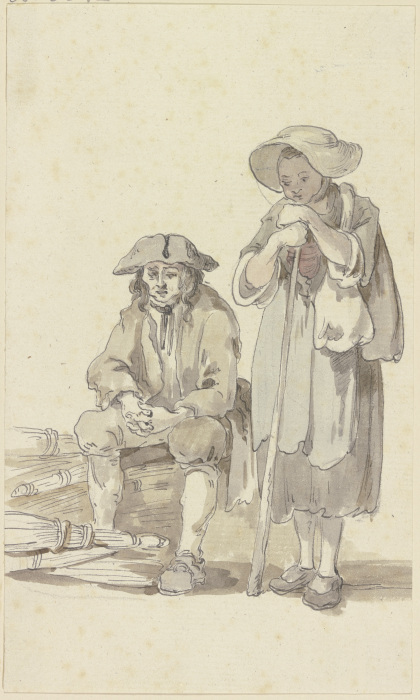 Peasant couple a Georg Melchior Kraus
