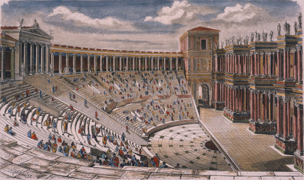 Rome , Pompeii Theatre a Georg Rehlender