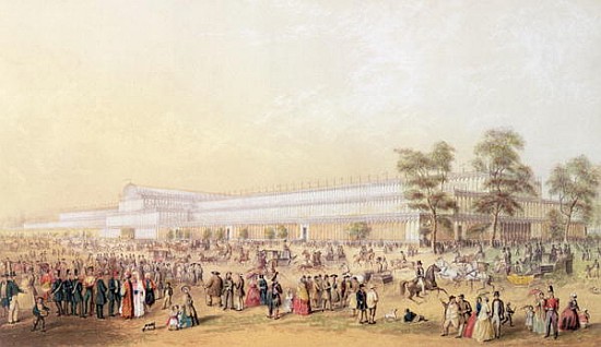 View of the Crystal Palace a George Baxter