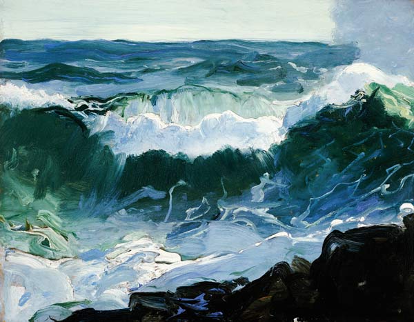 Die Sturzwoge. a George Bellows