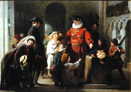 Children in the Tower of London a George Bernard O'Neill