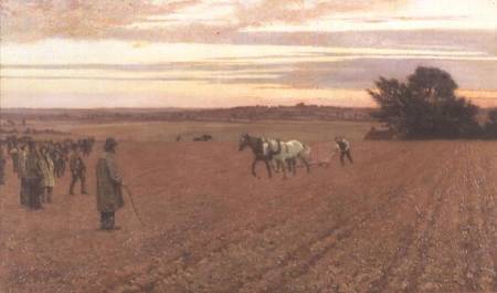 The Ploughing Match a George Carline