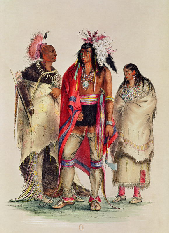 North American Indians, c.1832 a George Catlin