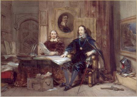 Charles I and his Secretary a George Cattermole