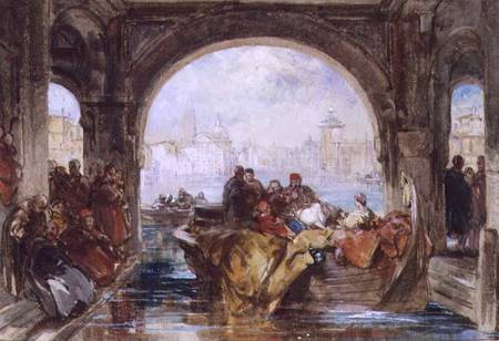 The Doge's Watergate at Venice a George Cattermole
