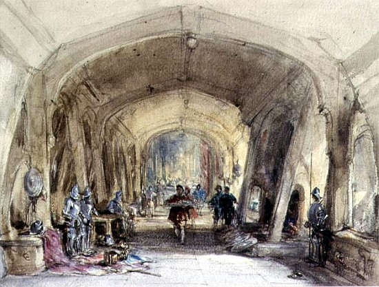 Interior of a Baronial Hall a George Cattermole