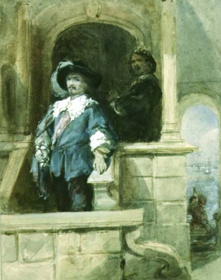 Sir Thomas Wentworth (afterwards Earl of Strafford) and John Pym at Greenwich a George Cattermole
