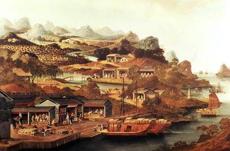 Tea Trade in China a George Chinnery