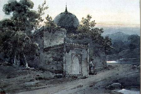 A Tomb or Part of a Temple a George Chinnery