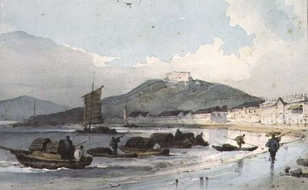 View of Macao, China a George Chinnery