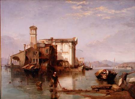 View on the Mediterranean a George Clarkson Stanfield