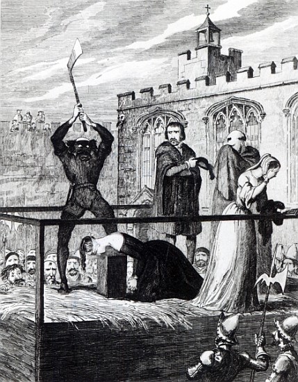 The Execution of Lady Jane Grey a George Cruikshank