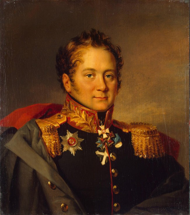 Portrait of General Alexander Alexandrovich Pisarev (1780-1848) a George Dawe