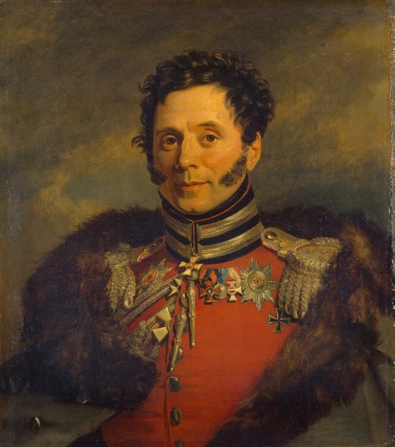 Portrait of General Nikolai Ivanovich Depreradovich (1767-1843) a George Dawe