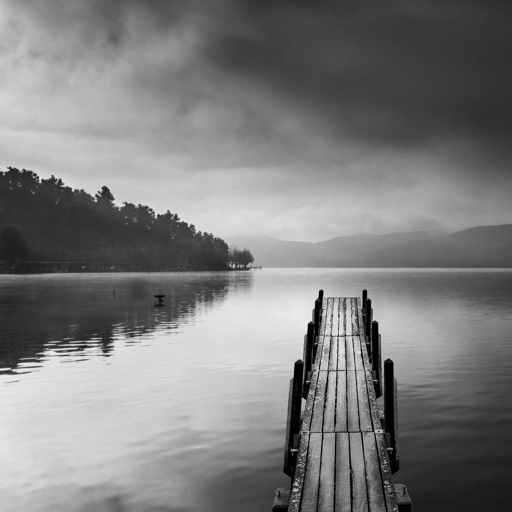 Lake view with Pier II a George Digalakis