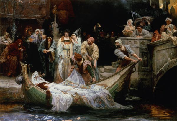 The Lady of Shalott a George Edward Robertson