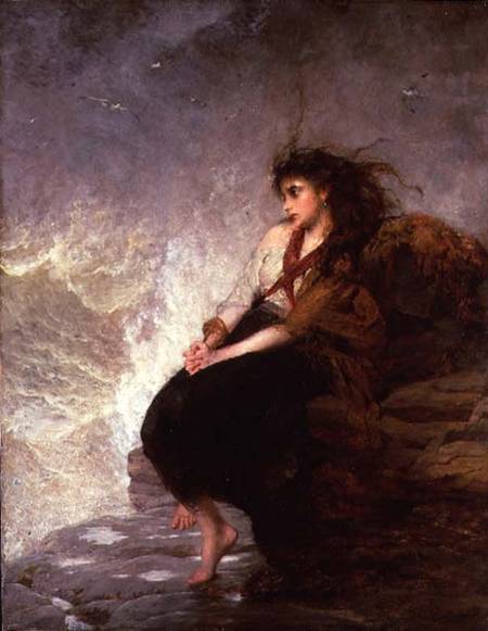 Alone - 'Oh for the touch of a vanished hand' a George Elgar Hicks