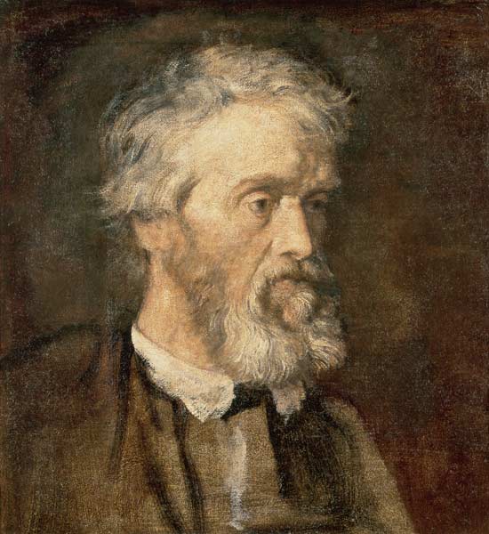 Portrait of Thomas Carlyle (1795-1881) a George Frederick Watts